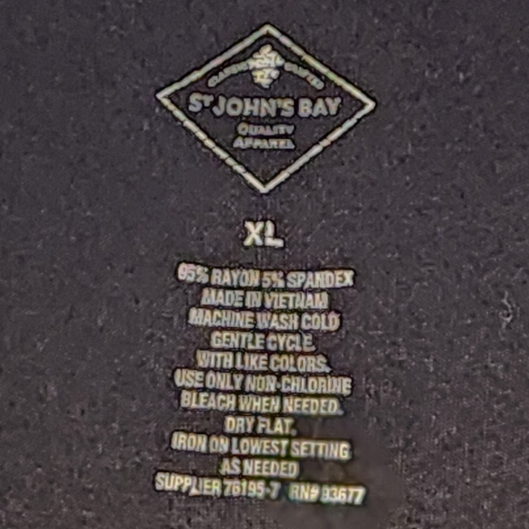 St. John's Bay. Long Black Evening Dress. - Picture 4 of 4